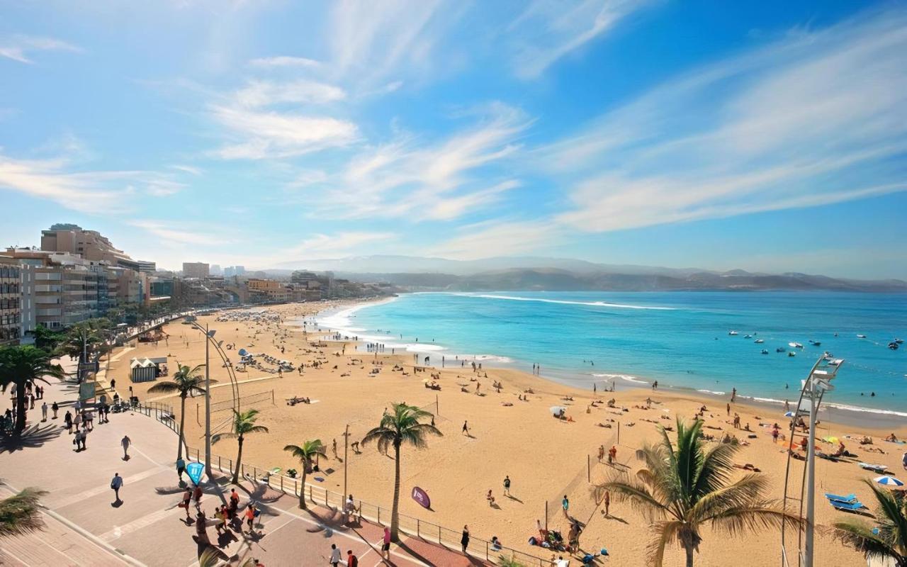Upscale***Las Canteras Beach***Balcony Lägenhet Las Palmas de Gran Canaria Exteriör bild